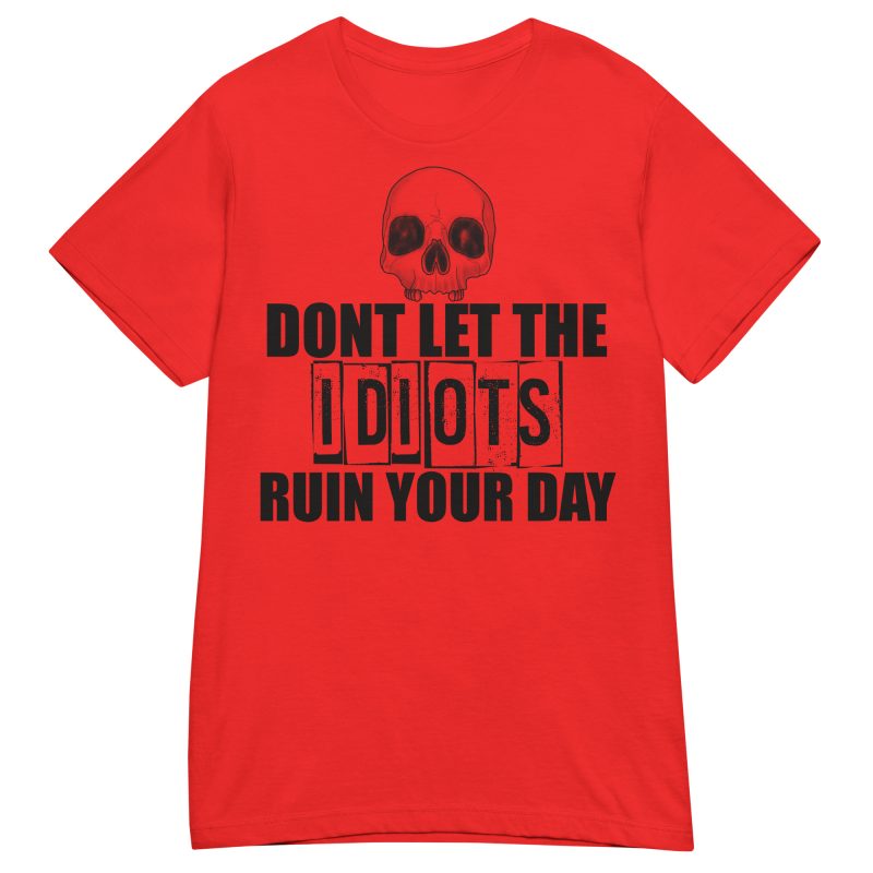 SKULLS - Idiots Dam T-shirt - Bild 2