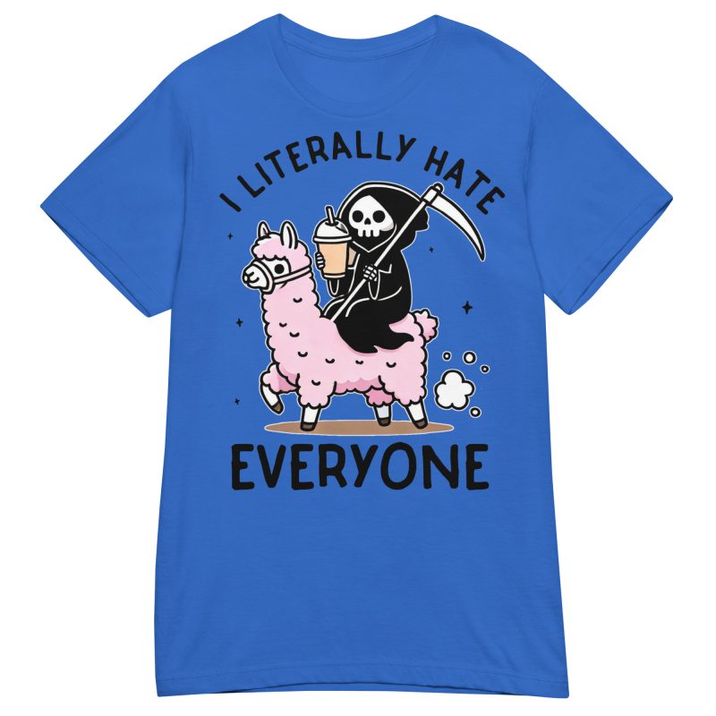 ALTERNATIVE - I Literally Hate Everyone Dam T-shirt - Bild 3