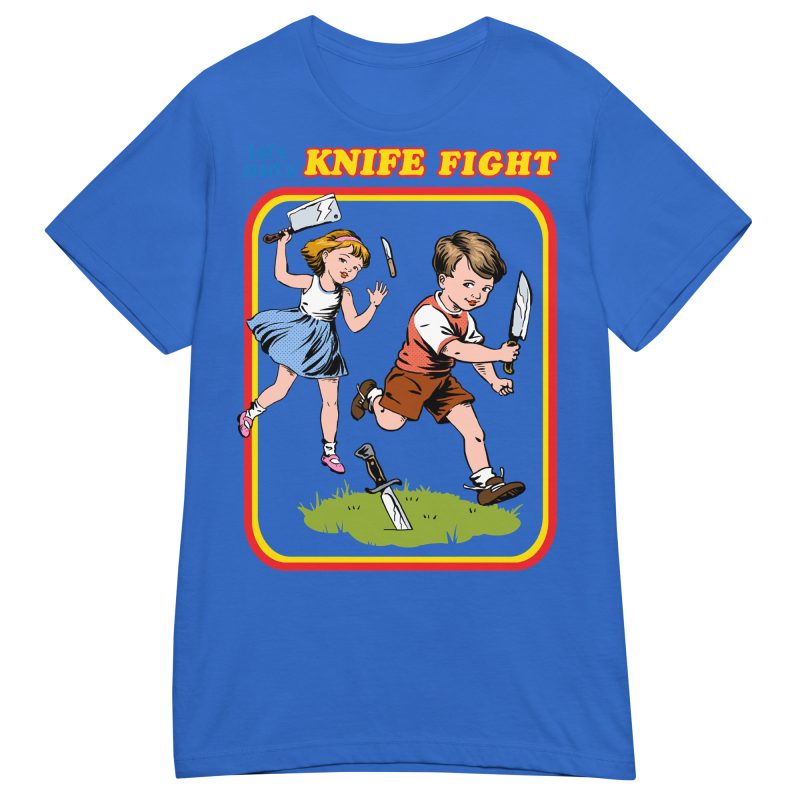 RETRO - Knife Fight Dam T-shirt - Bild 5