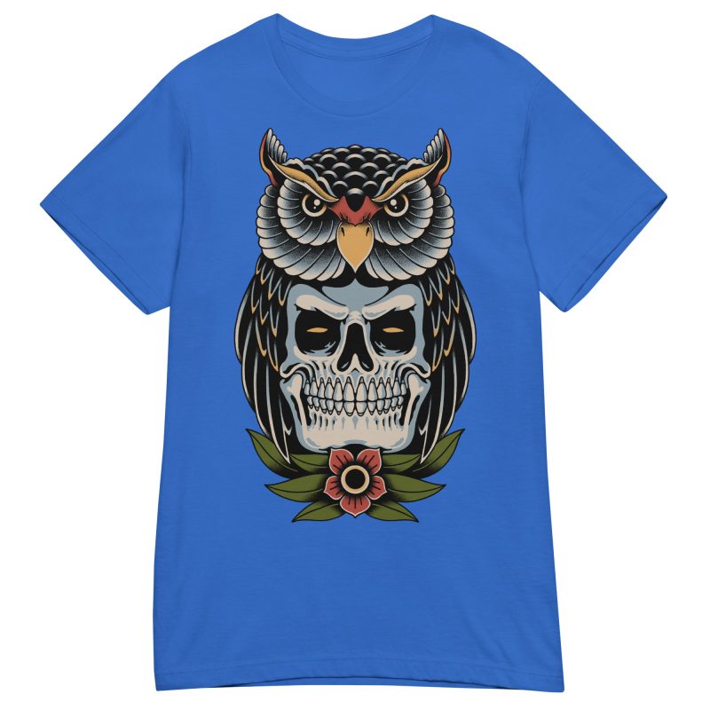 TATTOO - Owl Skull Dam T-shirt - Bild 5