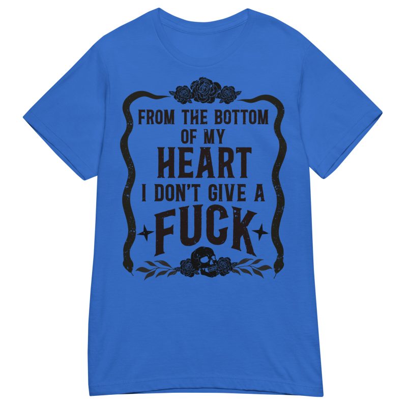 QUOTES - I Don't Give A Fuck Dam T-shirt - Bild 3