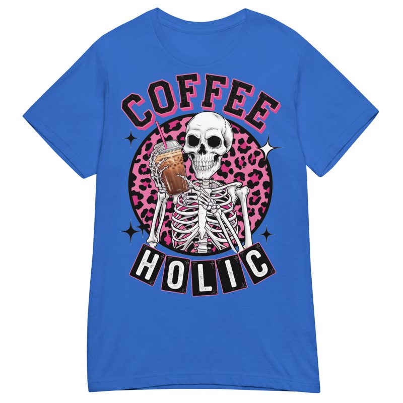 SKULLS - Coffeeholic Dam T-shirt - Bild 4
