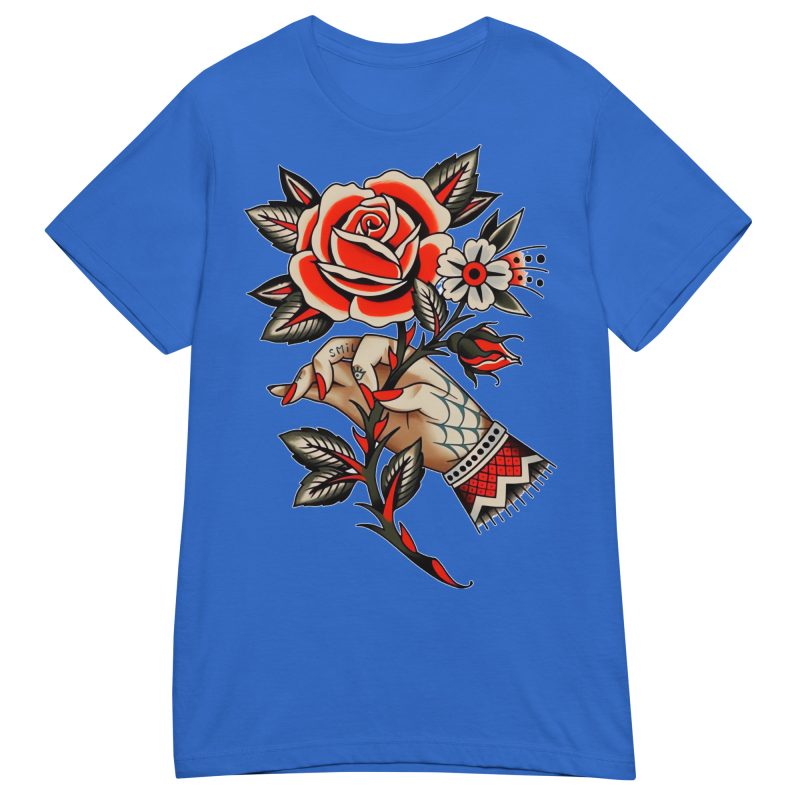 TATTOO - Traditional Tattoo Hand Dam T-shirt - Bild 4
