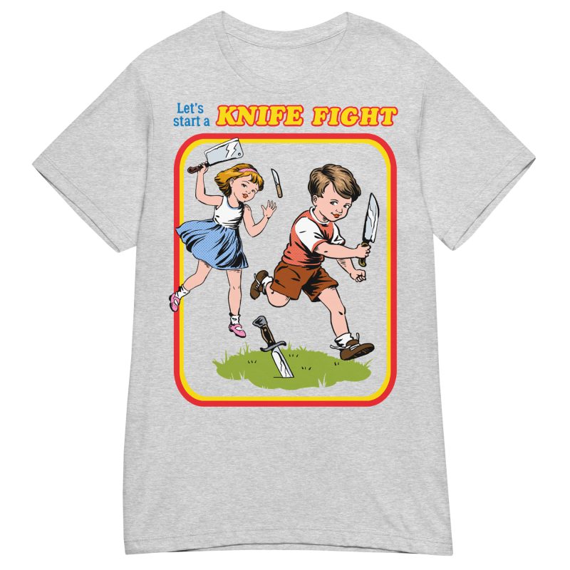 RETRO - Knife Fight Dam T-shirt - Bild 10