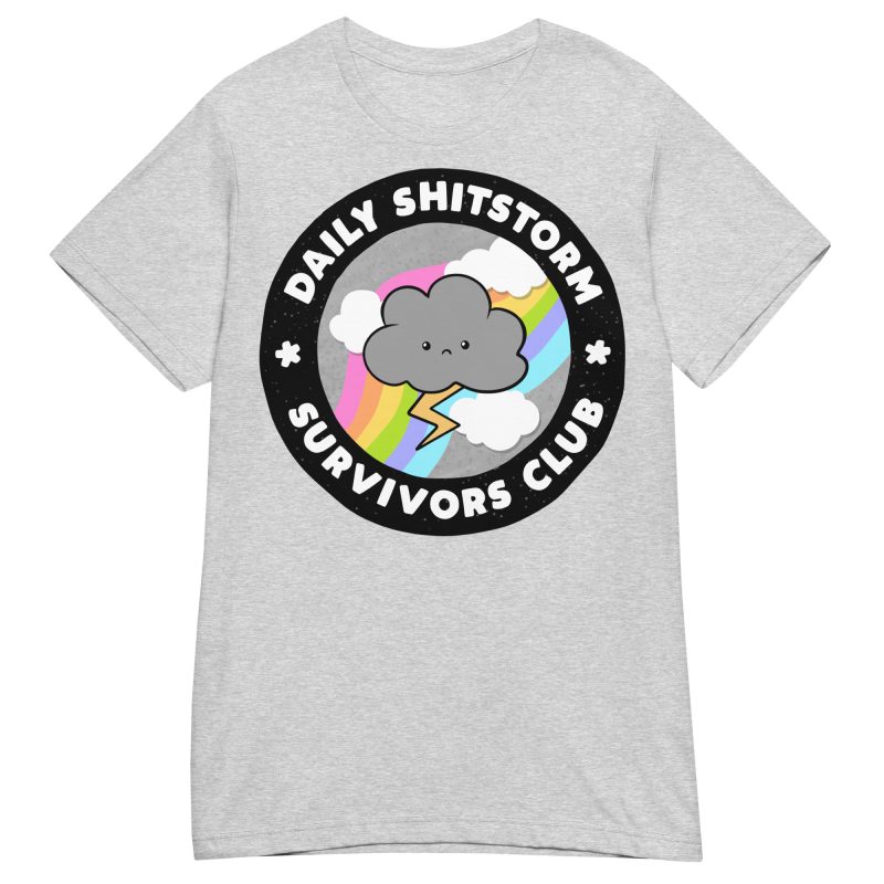 QUOTES - Shitstorm Survivor Dam T-shirt - Bild 10