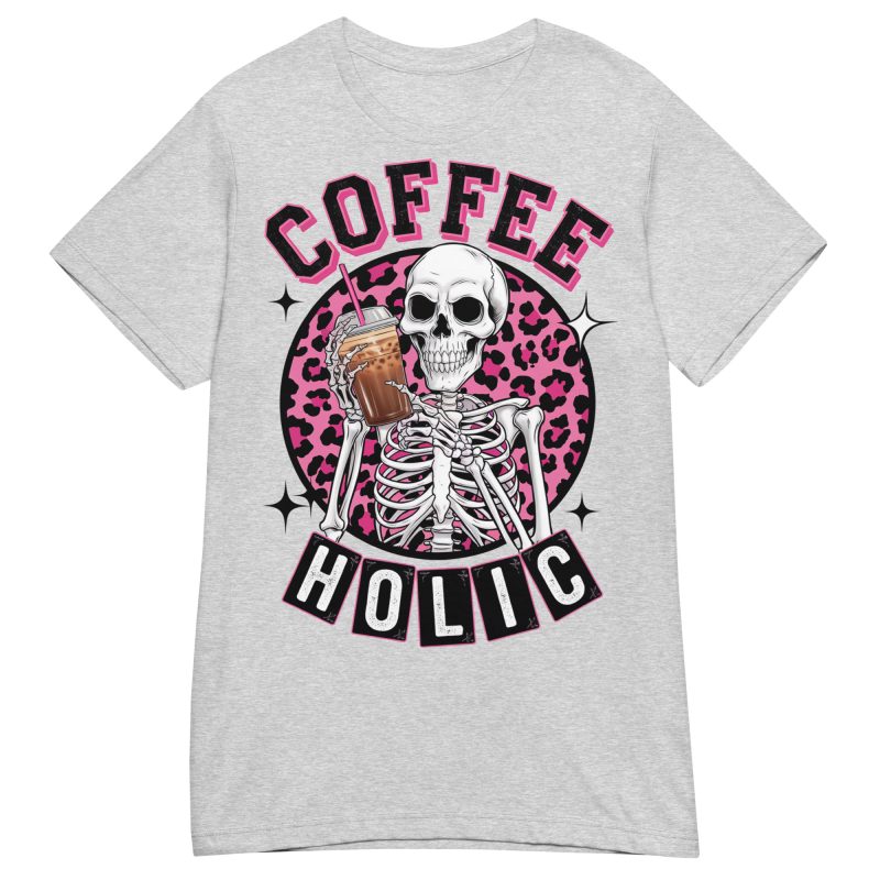 SKULLS - Coffeeholic Dam T-shirt