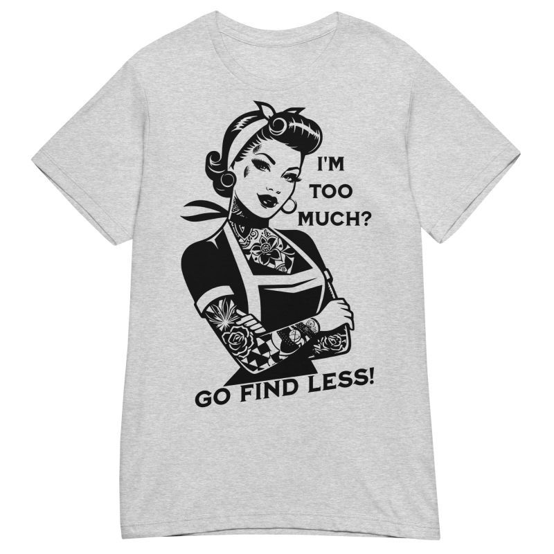 QUOTES - Go Find Less Dam T-shirt - Bild 6