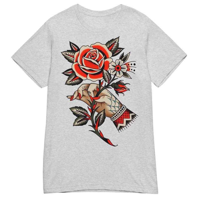 TATTOO - Traditional Tattoo Hand Dam T-shirt - Bild 7