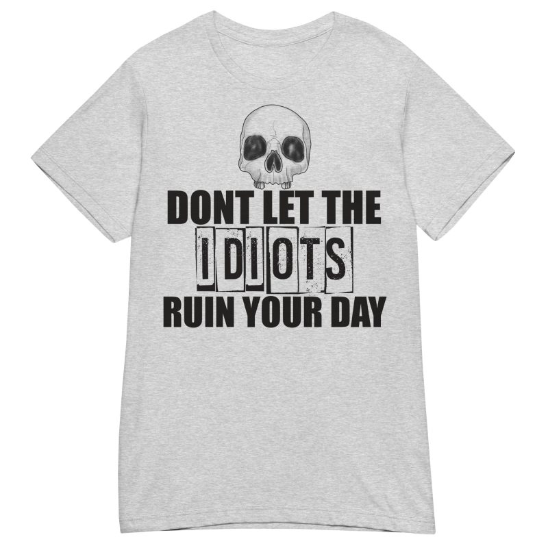 SKULLS - Idiots Dam T-shirt - Bild 6