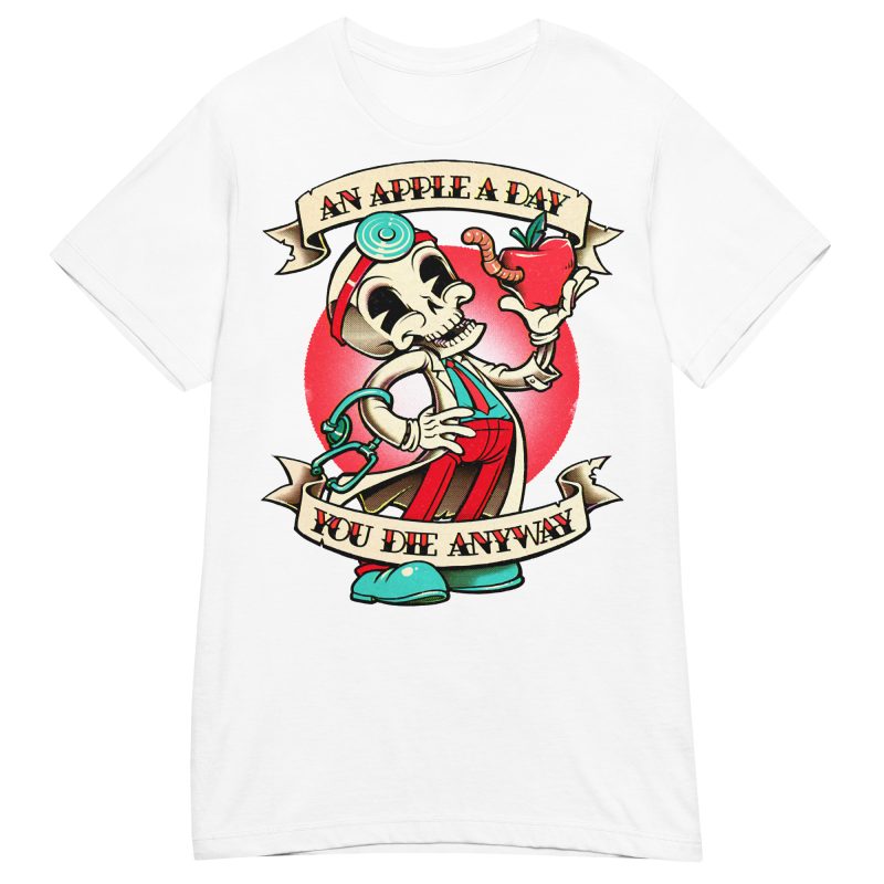 TATTOO - An Apple A Day Dam T-shirt - Bild 11