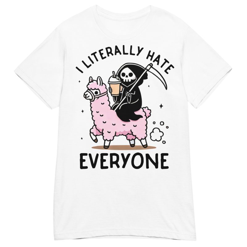 ALTERNATIVE - I Literally Hate Everyone Dam T-shirt - Bild 6