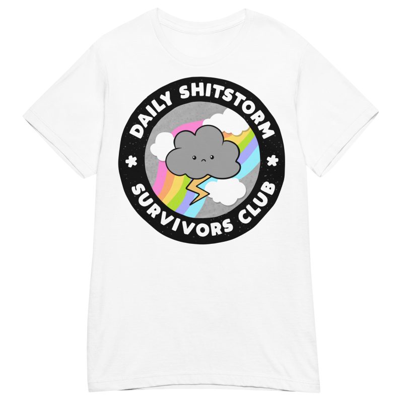QUOTES - Shitstorm Survivor Dam T-shirt - Bild 11