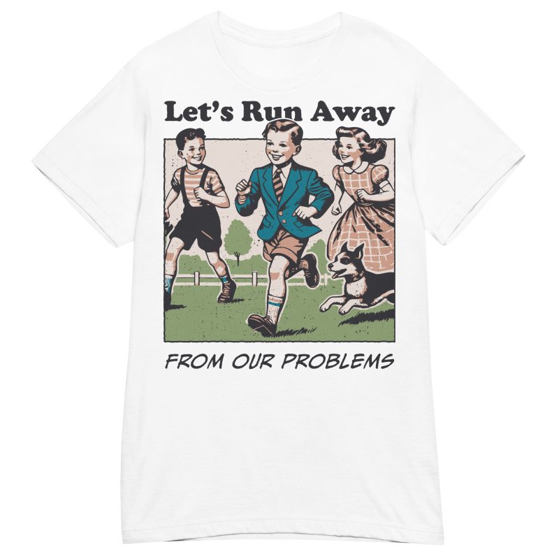 RETRO - Run Away Dam T-shirt