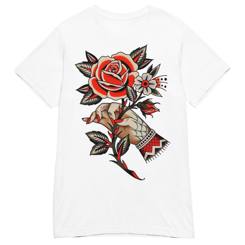 TATTOO - Traditional Tattoo Hand Dam T-shirt - Bild 8