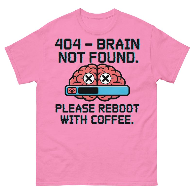 FUNNY - Brain Not Found T-shirt - Bild 8