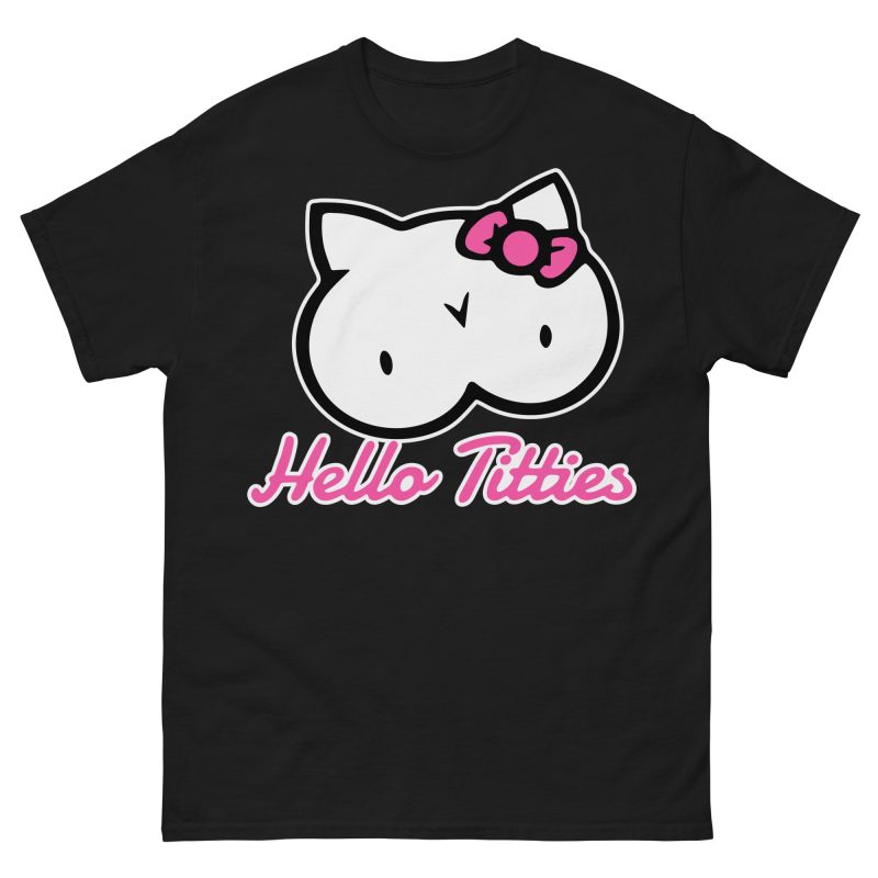 FUNNY - Hello Titties T-shirt - Bild 3