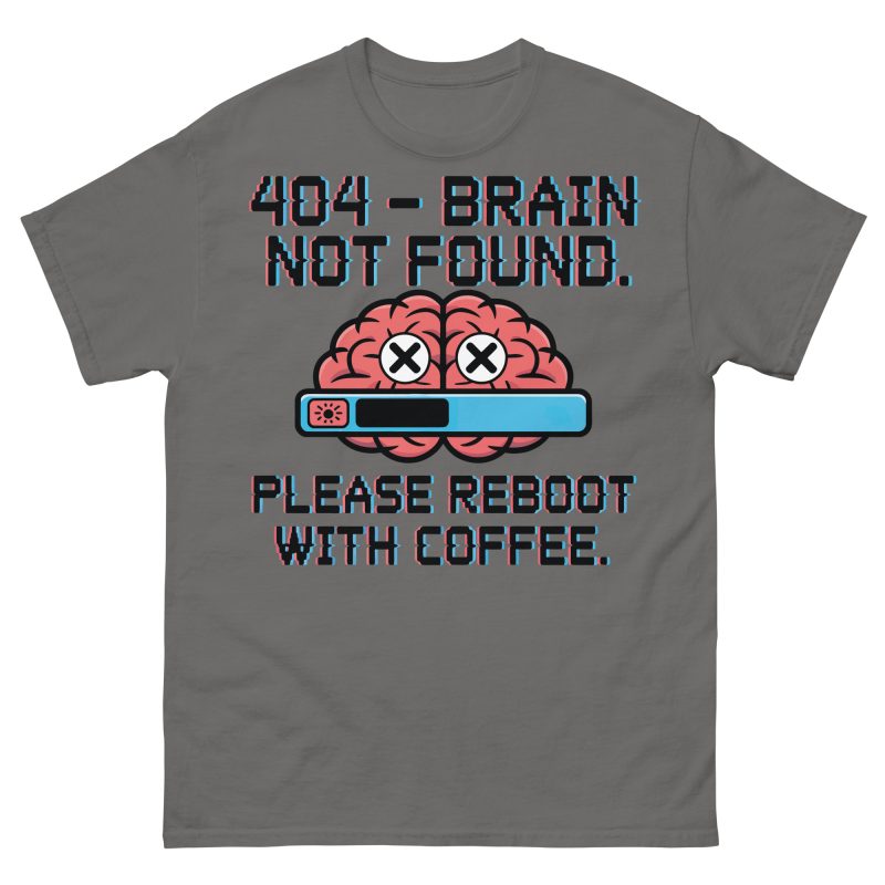 FUNNY - Brain Not Found T-shirt - Bild 5