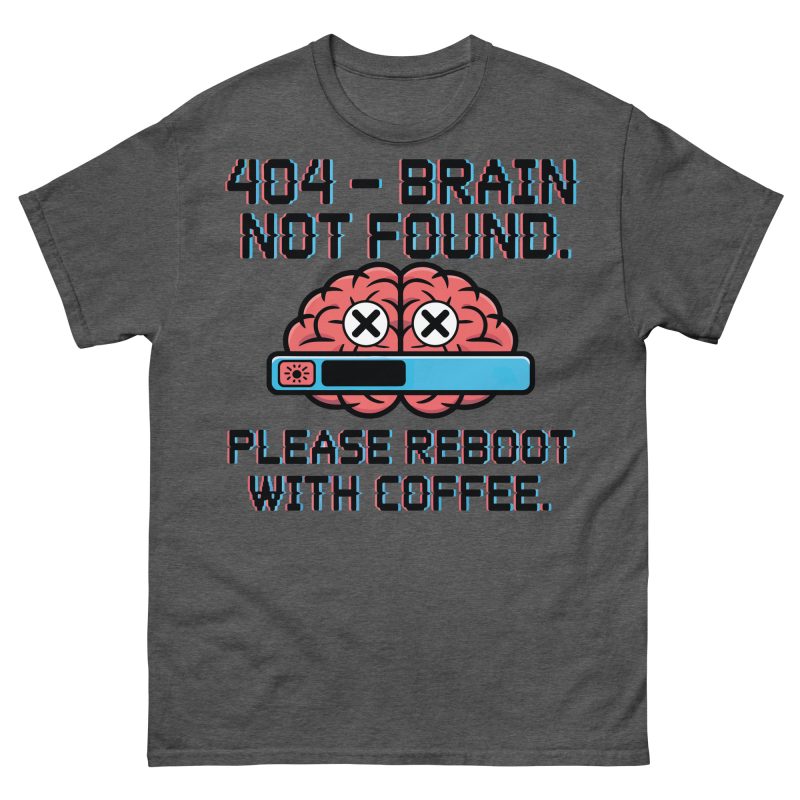 FUNNY - Brain Not Found T-shirt - Bild 2