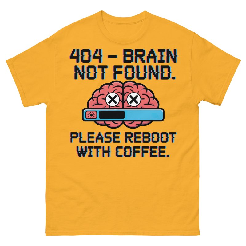 FUNNY - Brain Not Found T-shirt - Bild 10