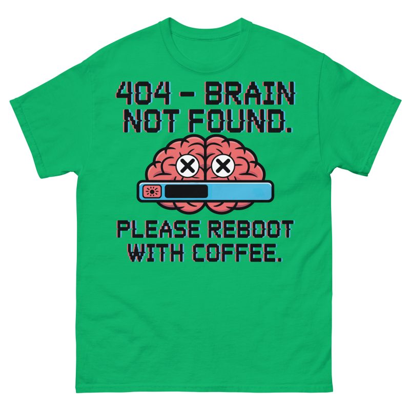 FUNNY - Brain Not Found T-shirt - Bild 7