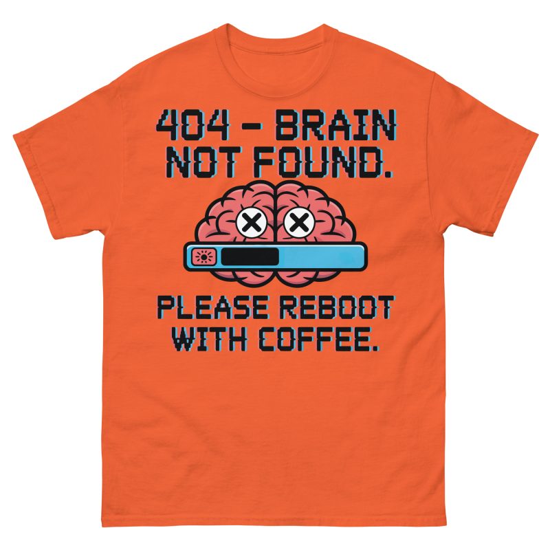 FUNNY - Brain Not Found T-shirt - Bild 6