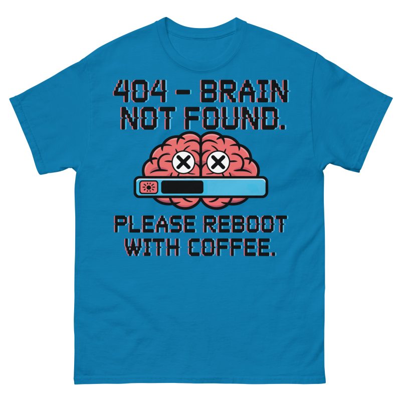 FUNNY - Brain Not Found T-shirt - Bild 3