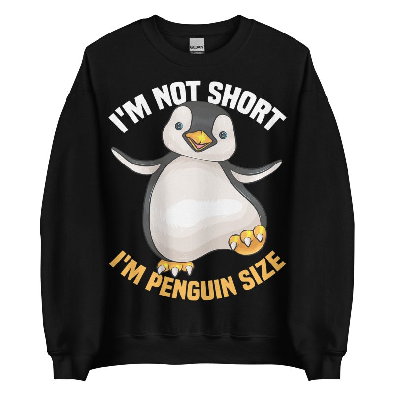 FUNNY - Penguin Size Sweatshirt