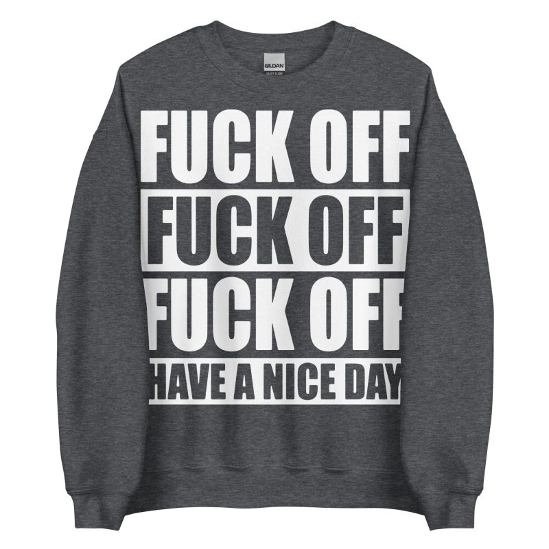 QUOTES - Fuck Off Sweatshirt - Bild 4