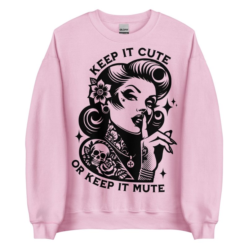 QUOTES - Keep It Cute Sweatshirt - Bild 5
