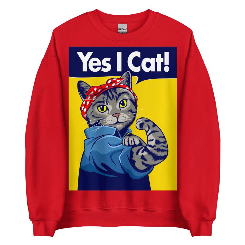 CATS - Yes I Cat Sweatshirt - Bild 4