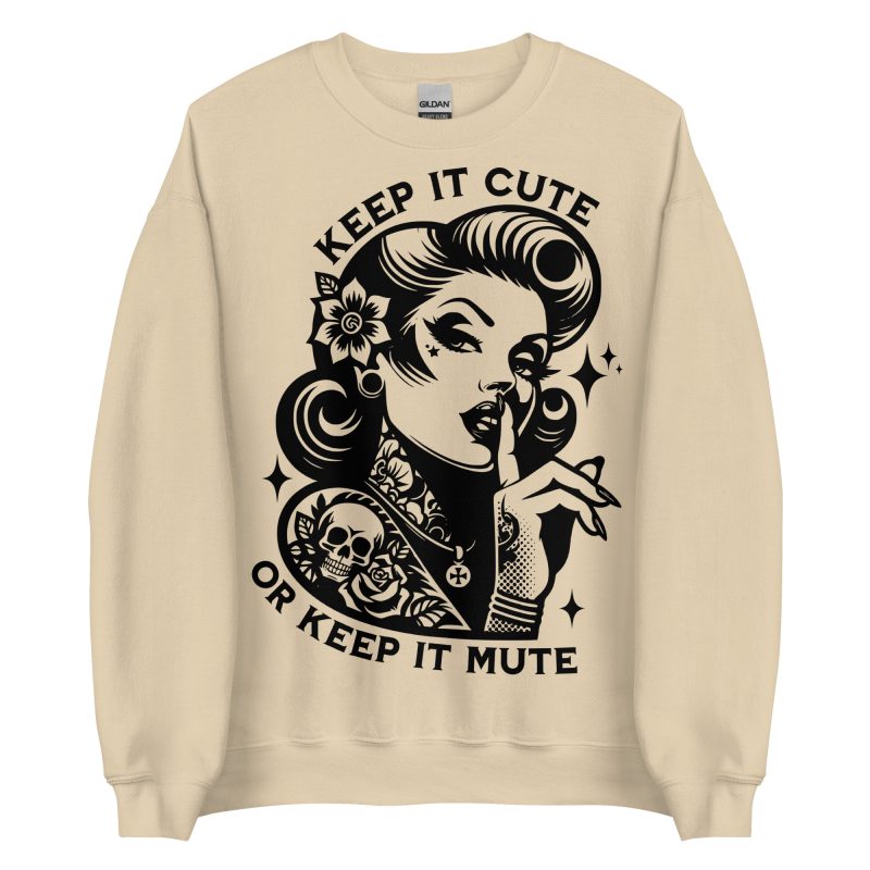 QUOTES - Keep It Cute Sweatshirt - Bild 4