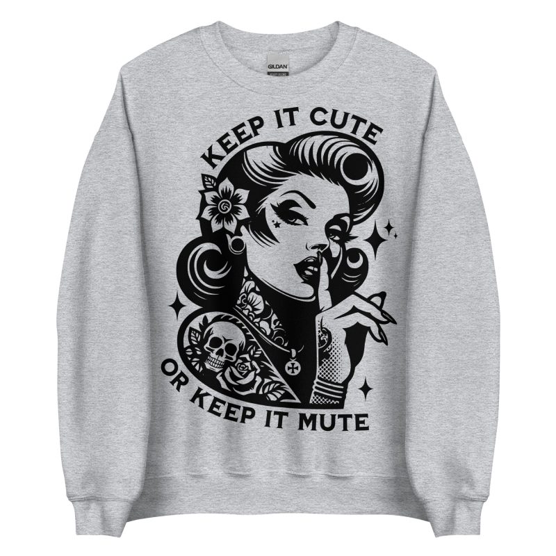 QUOTES - Keep It Cute Sweatshirt - Bild 3