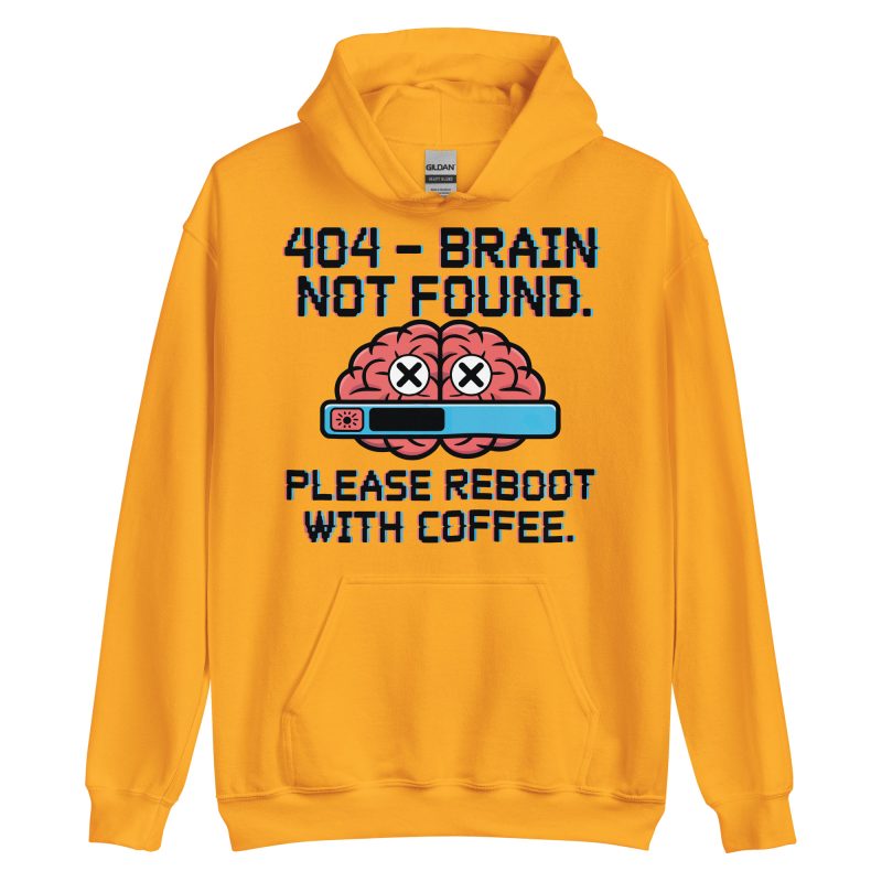 FUNNY - Brain Not Found Hoodie - Bild 9