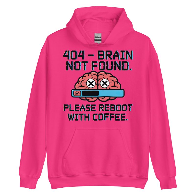 FUNNY - Brain Not Found Hoodie - Bild 4