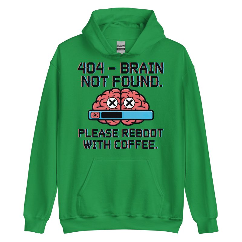 FUNNY - Brain Not Found Hoodie - Bild 5