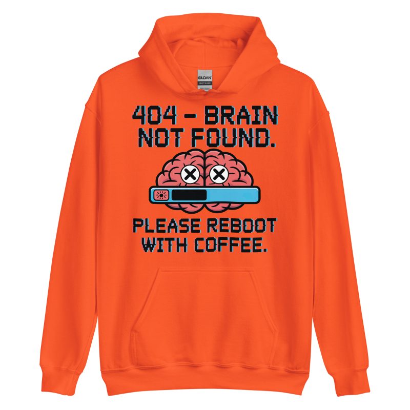 FUNNY - Brain Not Found Hoodie - Bild 6