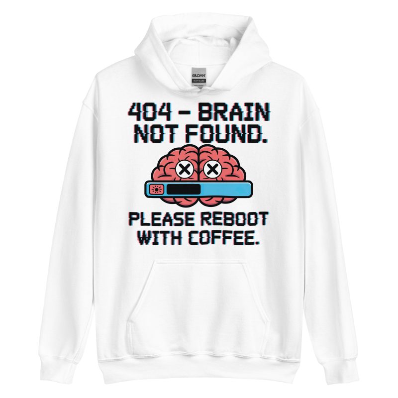 FUNNY - Brain Not Found Hoodie - Bild 12