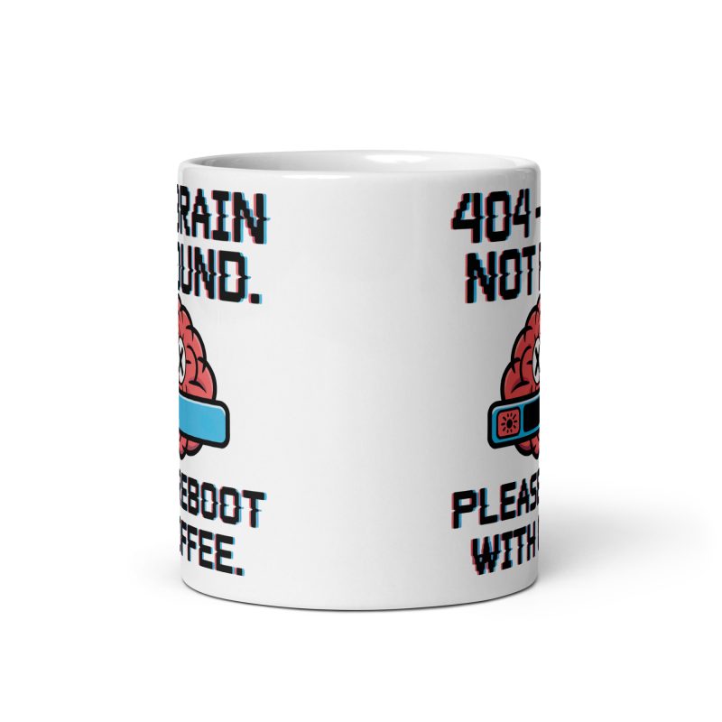 FUNNY - Brain Not Found Mugg - Bild 2