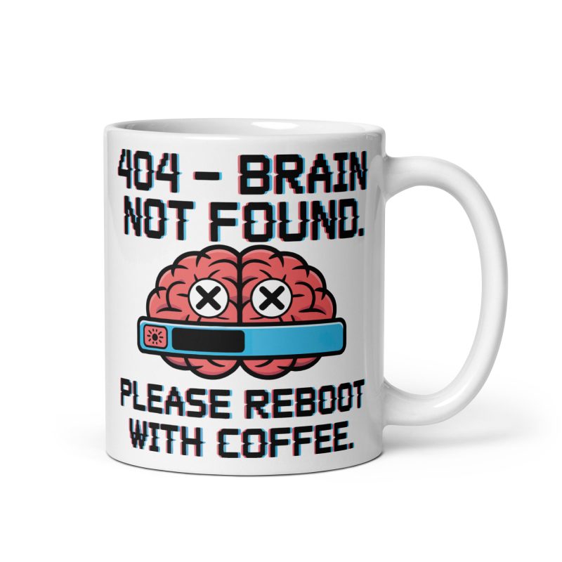 FUNNY - Brain Not Found Mugg - Bild 3