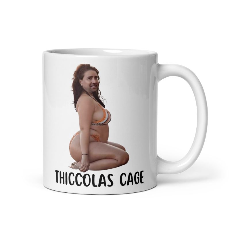 FUNNY - Thiccolas Cage Mugg - Bild 2
