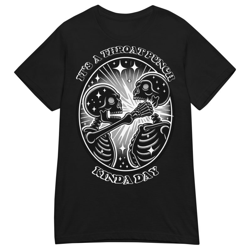 SKULLS - Throat Punch Dam T-shirt - Bild 2
