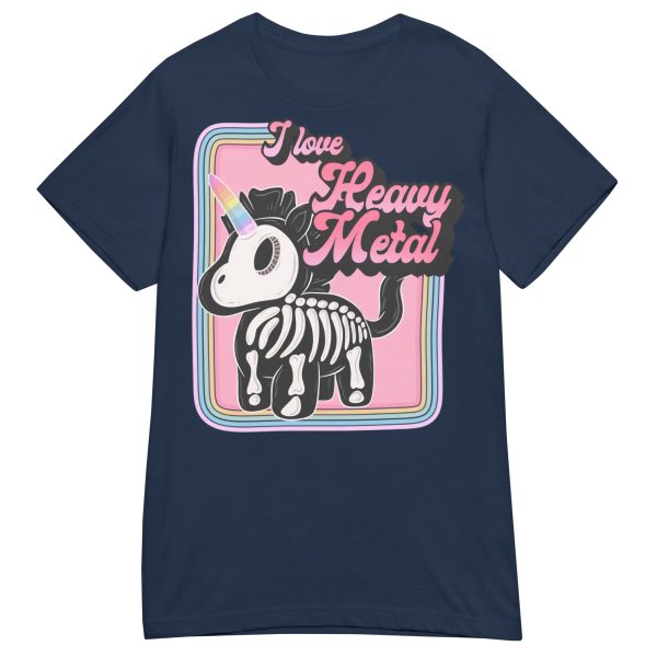 UNICORNS - I Love Heavy Metal Dam T-shirt