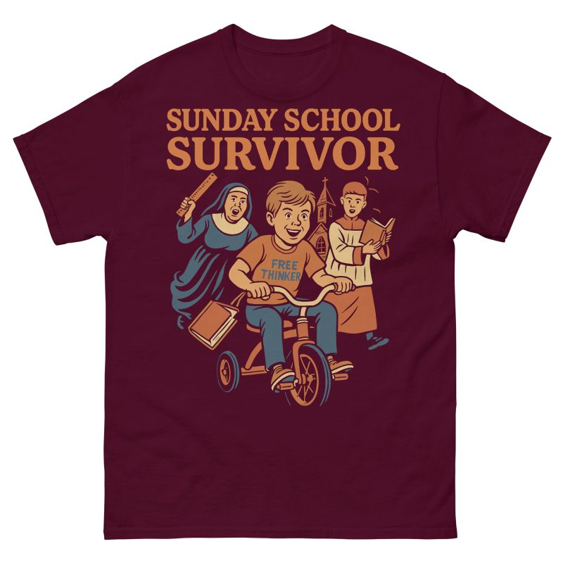 RETRO - Sunday School Survivor T-shirt - Bild 2