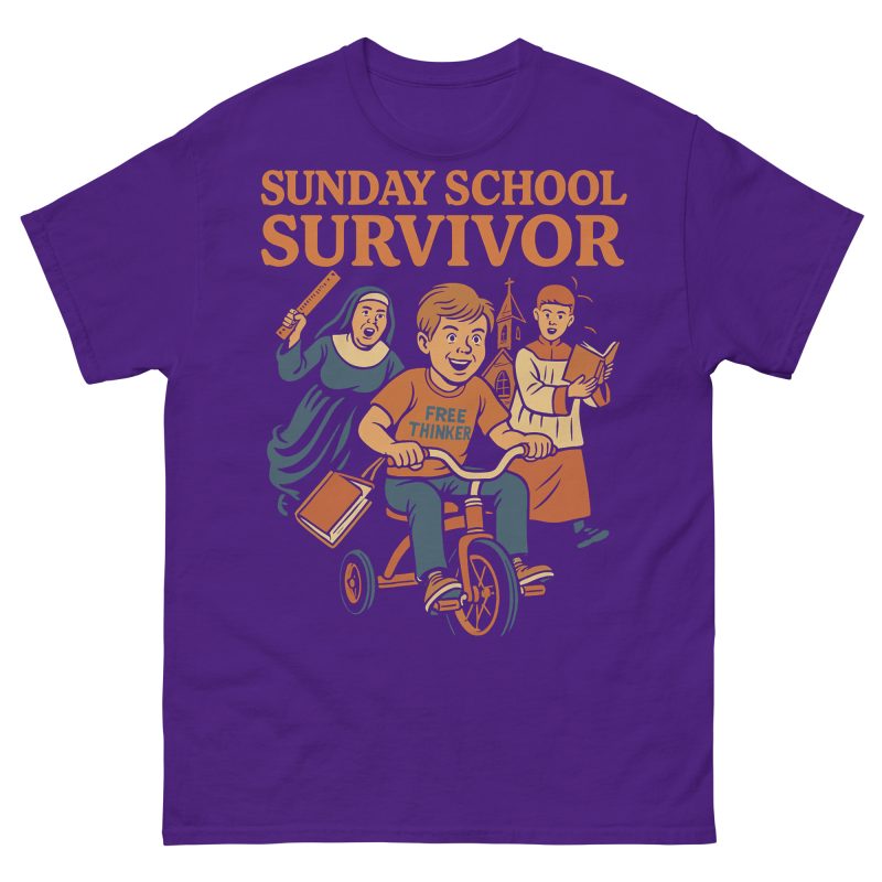 RETRO - Sunday School Survivor T-shirt - Bild 4
