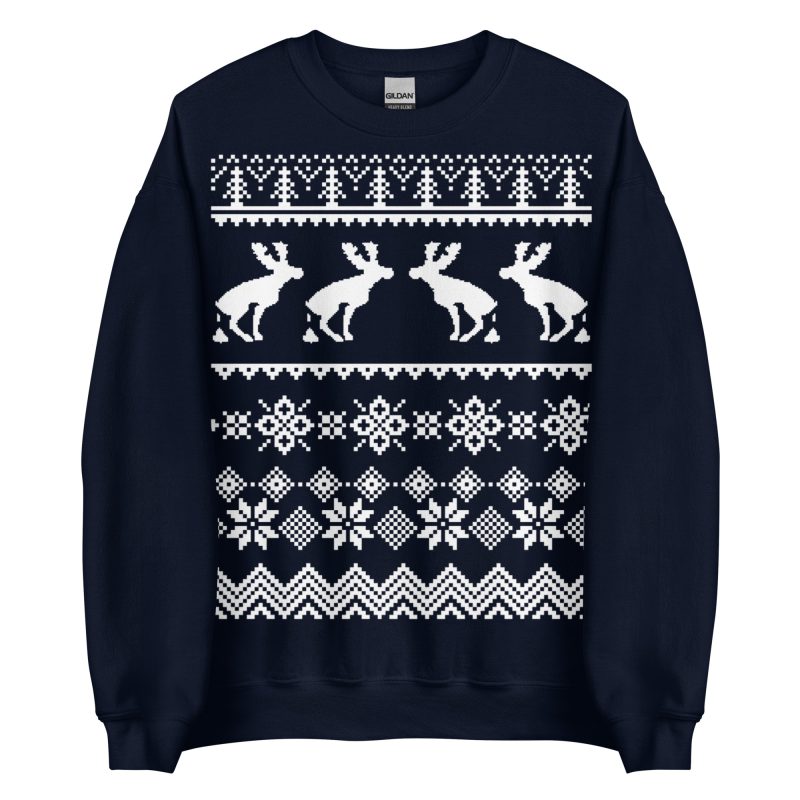 XMAS - Pooping Moose Jultröja - Bild 2